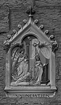 Annunciation Plaque - Egton Bridge Church